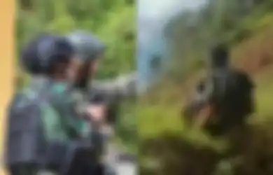 Merayap pada Tali Sambil Bawa Senjata Api, Aksi KKB Sebrangi Perbatasan Indonesia dengan Papua Nugini Terpergok Aparat TNI/Polri, Tembakan Serentak Terdengar, Ini yang Terjadi
