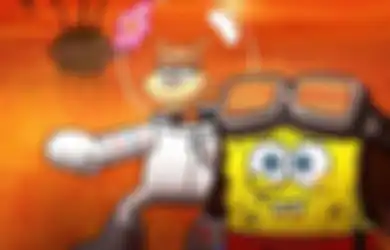 Kocak! Spongebob Parodikan Film Top Gun Lewat Sebuah Poster
