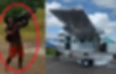 Kibarkan Bendera Bintang Fajar di Bandara Kenyam, KKB Papua Koar-koar Tebar Ancaman Jika Hal Ini Tetap Dilakukan, 'Kami Akan Bakar dan Tembak Pesawat'