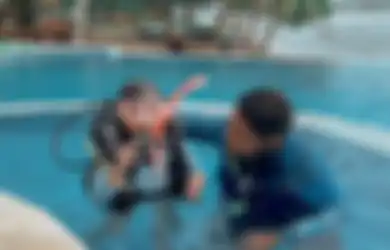Ditolak Rafathar, Gempi Manjakan Diri Bareng Gisel, Netizen Salfok Foto Anak Gading Marten Belajar Diving