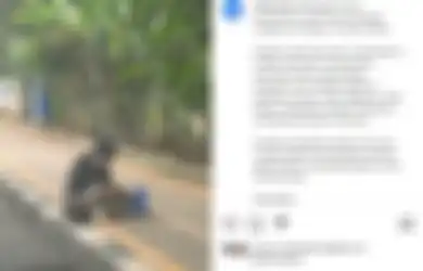 Kepergok Asyik Main Smartphone di Trotoar, Sosok Wanita Diduga Pengemis Ini Jadi Sorotan Warganet, Netizen: Tukang Bakso Aja Bawa HT