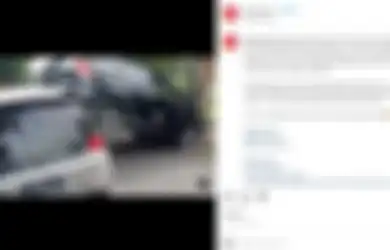 Viral! Mobil CRV Ini Hampir Terbalik Gara-gara Seruduk Tiang Listrik, Warganet: Mungkin Masih Belajar atau Ngantuk