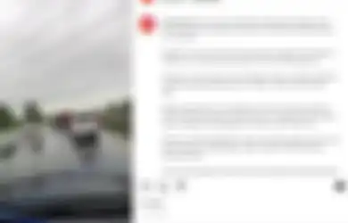 Viral, Aksi Adu Senggol Truk dan Mobil Grand Max di Jalan Tol Terekam Kamera, Warganet: Bahaya Itu Jalanan Hujan Ngeri Kepleset