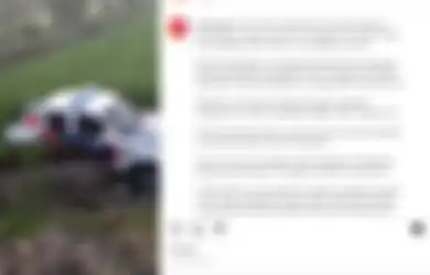 Mobil Patroli Polisi Sampai Nyungsep ke Sawah, Begini Kronologi Kecelakaan di Tuban yang Viral di Media Sosial, Pengemudi Truk Tronton Akui 1 Hal