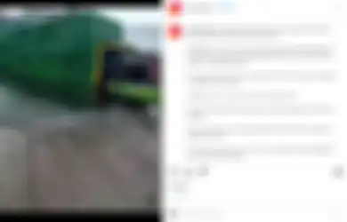 Rem Blong Diduga Penyebabnya, Truk Fuso Ini Alami Kecelakaan dan Tercebur ke Laut, Warganet: Harusnya Bisa Segera Ditangani!