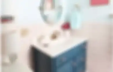 Duh Gak Nyangka Jadi Begini, Desain Kamar Mandi Warna Pink Beri Sentuhan Manis Tanpa Kesan Norak, Intip 8 Foto Cantiknya