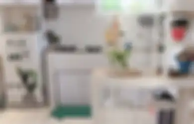 Rapi Jali! Desain Dapur Sempit dengan Meja Makan Bangkitkan Mood Ibu-ibu Memasak, Cek 6 Foto Cantiknya