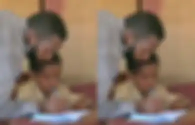 Bentengi Anak-anak Bumi Cendrawasih dari KKB Papua dan Kebodohan, Bripka Septinus Rela Rogoh Kantong untuk Mengajar di SD Inpres Papua Barat dan Belikan Jajan Para Bocah Agar Semangat Sekolah