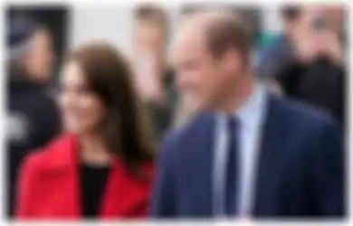 Kunjungi Wales, Intip Pesona Kate Middleton dengan Outfit Merah!