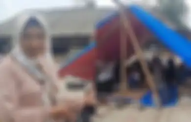 Ketimpa Plafon Roboh Saat Gempa Cianjur Terjadi, Juragan Beras Ini Pilih Berikan Dagangannya untuk Para Pengungsi, Alasannya Menyayat Hati