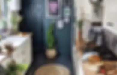 Bosan Foto Desain Dapur Mungil Tampil Monoton, Gaya Eklektik Jadi Pilihan Unik di Rumah Minimalis