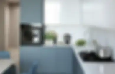 Penyebab Foto Desain Dapur Mungil Jadi Sorotan, Padahal Cuma Dipasangi Lemari Dapur Model Begini