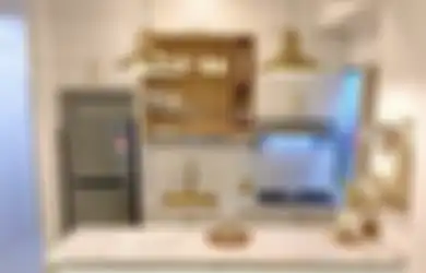 Bisa Dicoba Nih, Rak Dapur Terbuka Manfaatnya Banyak, Foto Interior Area Masak Makin Kece