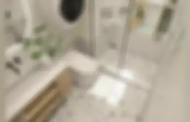 Bisa Coba Nih, Cara Sepele Bikin Kamar Mandi Mungil Tetap Bersih, Foto Interiornya Auto Banjir Likes