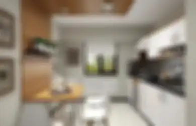 Jajal Pasang Lemari Tertutup di Desain Dapur Mungil, Foto Interiornya Jadi Seperti Ini