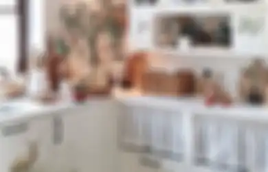 Tampilan Lemari Dapur Lebih Semarak, Cara Mengecatnya Jadi Pembeda, Ini Hasil Potretnya