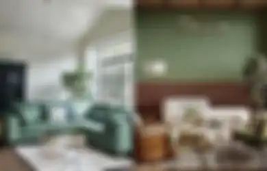 4 Cara Mudah Tampilkan Warna Hijau Sage di Ruang Tamu