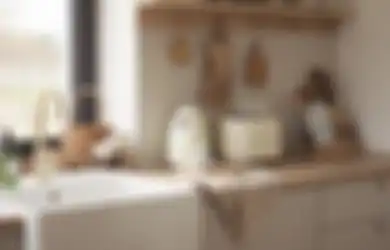 Efek Pasang Rak Terbuka Terasa, Tampilan Dapur Sempit Terlihat Begini, Potretnya Dikulik