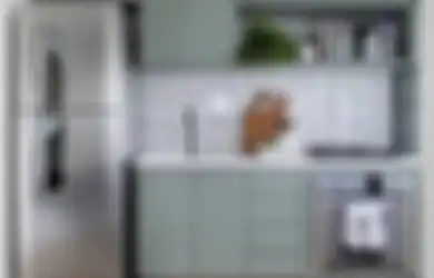 Makin Digemari, Warna Sage Green Sulap Tampilan Dapur Mungil Jadi Gini, Potretnya Diminati