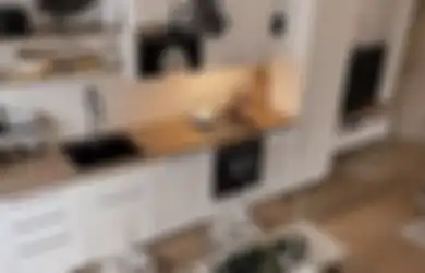 Desain Dapur Mungil Dicolek Dikit, Potret Hasilnya Langsung Tampil Eye Catching