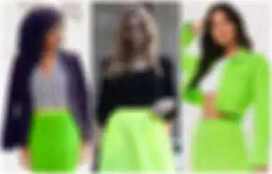 Keren Anti Lebay, 5 Ide OOTD Pakai Rok Hijau Neon. Coba Yuk!