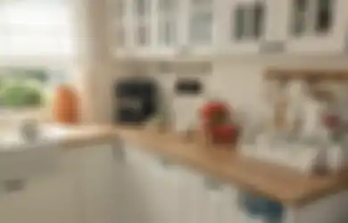 Tampilan Dapur Sempit Lebih Kinclong Saat Ramadan, Rak Piring dalam Kondisi Gini Sebelum Mencuci