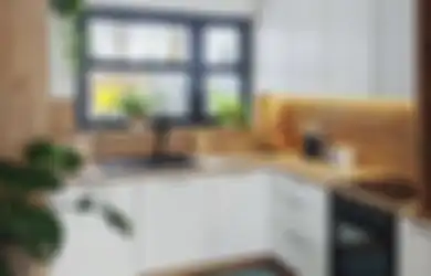 Tampilan Dapur Kecil Dijamin Gak Bikin Jemu, Ganti Dekorasi Murah di Dinding, Potretnya Tampak Cantik