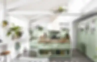 Padukan Warna Hijau dan Kayu di Dapur Anda dan Lihat Hasilnya!