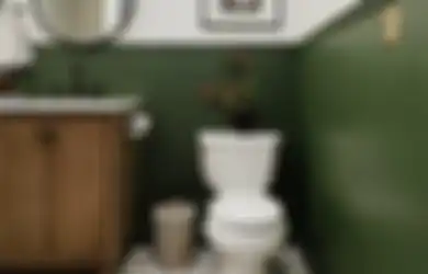 Cara Memanfaatkan Warna Hijau Sage di Kamar Mandi Bergaya Art Deco