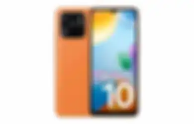 Redmi 10 hadir warna Sunrise dengan finish kulit polos, makin cakep!