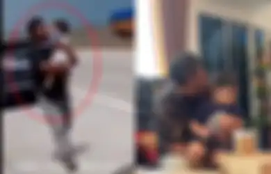 Gala Sky Ketemu Pria yang Viral Menyelamatkannya Saat Kecelakaan Maut, Reaksi Putra Vanessa Angel Saat Kembali Digendong Ansori Disorot