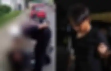 Viral Video 53 Detik Pemotor yang Aniaya Pria di Cimahi hingga Kejang-kejang, Begini Tampang Pelaku Saat Ditangkap Polisi
