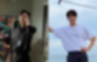 Potret Kim Seon Ho dengan Fashion Andalan Masukin Baju ke Celana