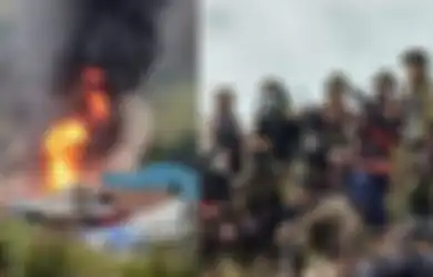 KKB Papua Nyatakan Perang, Sebby Sambom Klaim OPM Bakar 2 Rumah Milik Sosok Ini di Distrik Ilaga, Kerugian Capai Ratusan Juta