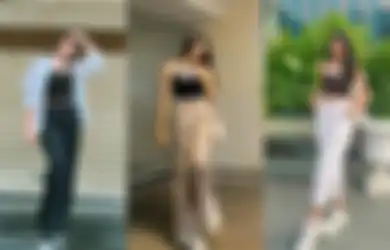 5 Outfit Tank Top Dinda Mahira, Nyaman Buat Hangout Saat Cuaca Panas