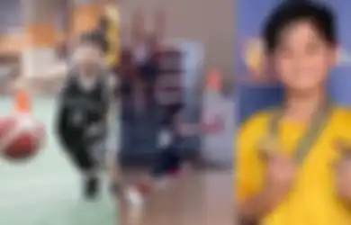 Kecil-kecil Cabe Rawit, 3 Anak Artis Ini Diam-diam Punya Skill Basket yang Tak Diragukan, Bakatnya Giring Bola ke Ring Bikin Takjub