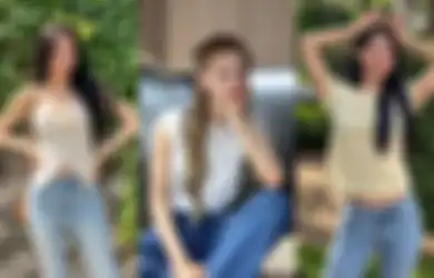 Makin Charming dengan Jeans Pakai 7 Outfit ala Miyeon (G)I-DLE