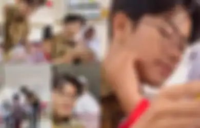 Murid Auto Rajin, Guru SD Ini Viral Punya Paras Bak Idol KPop, Gayanya Berubah Drastis Saat di Luar Sekolah