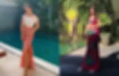5 Outfit Pantai Megan Domani yang Adem dan Bikin Penampilan Manis