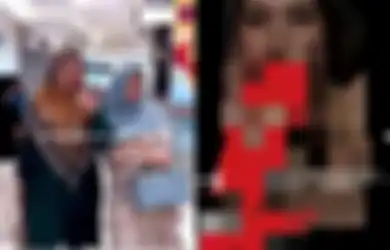 Video Syur 8 Detik Mirip Syahnaz Viral, Ekspresi Amy Qanita Saat Ngemall Bareng Ibu Jeje Disorot Netizen: Gak Natural Banget