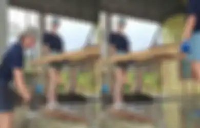 Jauh-jauh dari Belgia, 10 Bule Jadi 'Kuli Bangunan' di Baturaden Demi Bangun Sekolah PAUD Viral di TikTok