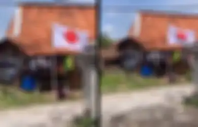 Viral Emak-emak Kibarkan Bendera Jepang Jelang HUT RI, Netizen Beri Reaksi Lucu: Merah Putih Gak Salah Sih