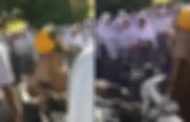 Viral Video Ibu Guru Dibully Puluhan Siswa SMA, Kunci Motor Diambil hingga Disoraki 'Gak Bisa Pulang', Endingnya Pilih Memafkan