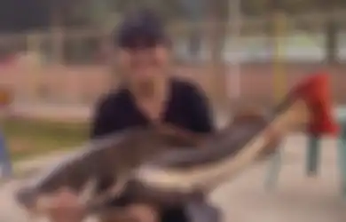 Prilly Tunjukkan Hobi Memancing dan Berhasil Dapat Ikan 20 Kilo, Netizen: Apa Sih yang Dia Enggak Bisa?