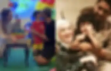 Momen Bahagia Arya Saloka Rayakan Ulang Tahun Anak Bareng Putri Anne Terekam Kamera