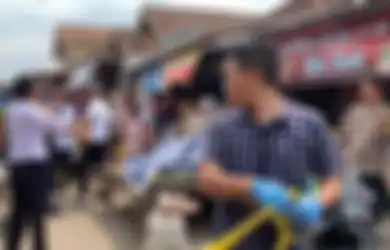 Pasar di Lampung Geger, Suami Nekat Tikam Pedagang Sayur yang Diduga Goda Istrinya 18 Kali hingga Tewas, Pelaku Lakukan Ini Saat Dicokok Polisi