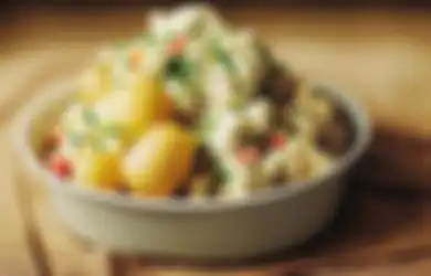 Praktis dan Sehat Cobain Resep Salad Kentang a la Jepang!