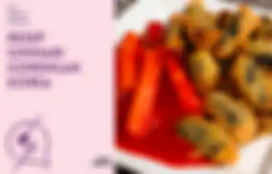 Resep Gimmari Gorengan Korea Rumput Laut Isi Bihun yang Renyah