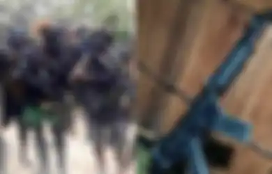 Main ke Pasar di Ilaga Bawa Senjata, SS1-V1 Milik Kapolsek di Ilaga Dirampas KKB Papua, Sebby Sambom Sesumbar Klaim Ini
