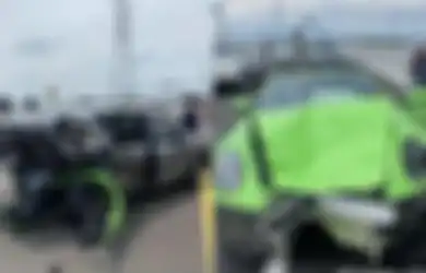 Pengemudinya Masih Berstatus Mahasiswa, Ini Kronologi Porsche Seruduk Livina hingga Remuk di Tol Sidoarjo